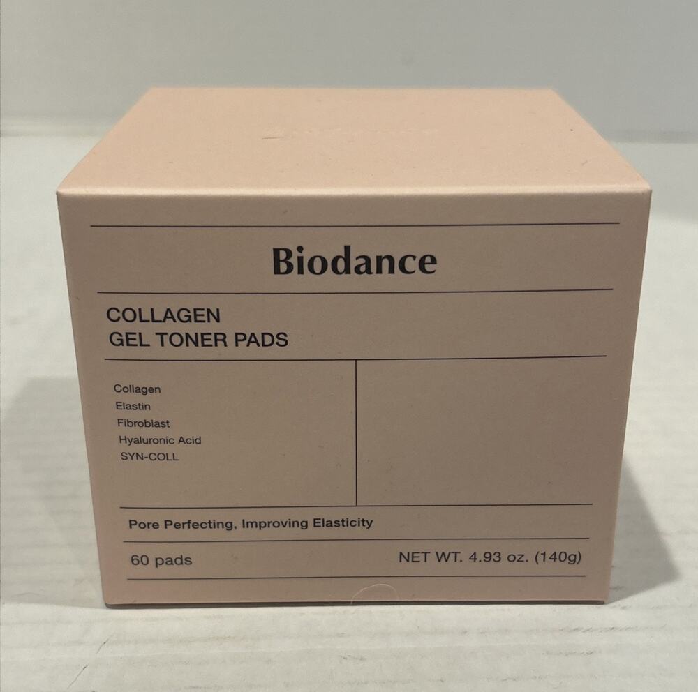 BIODANCE COLLAGEN Gel Toner Pads 60pads (140g) Sealed Brand New